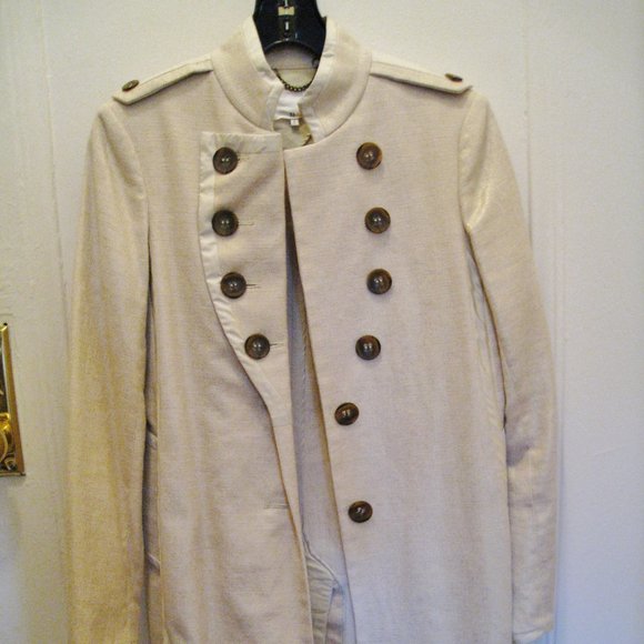 SOLD! | 3.1 Phillip Lim Cream/Gold Spring Coat - Picture 5 of 7